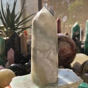 🔥SALE🔥 Green Fluorite Crystal Tower!